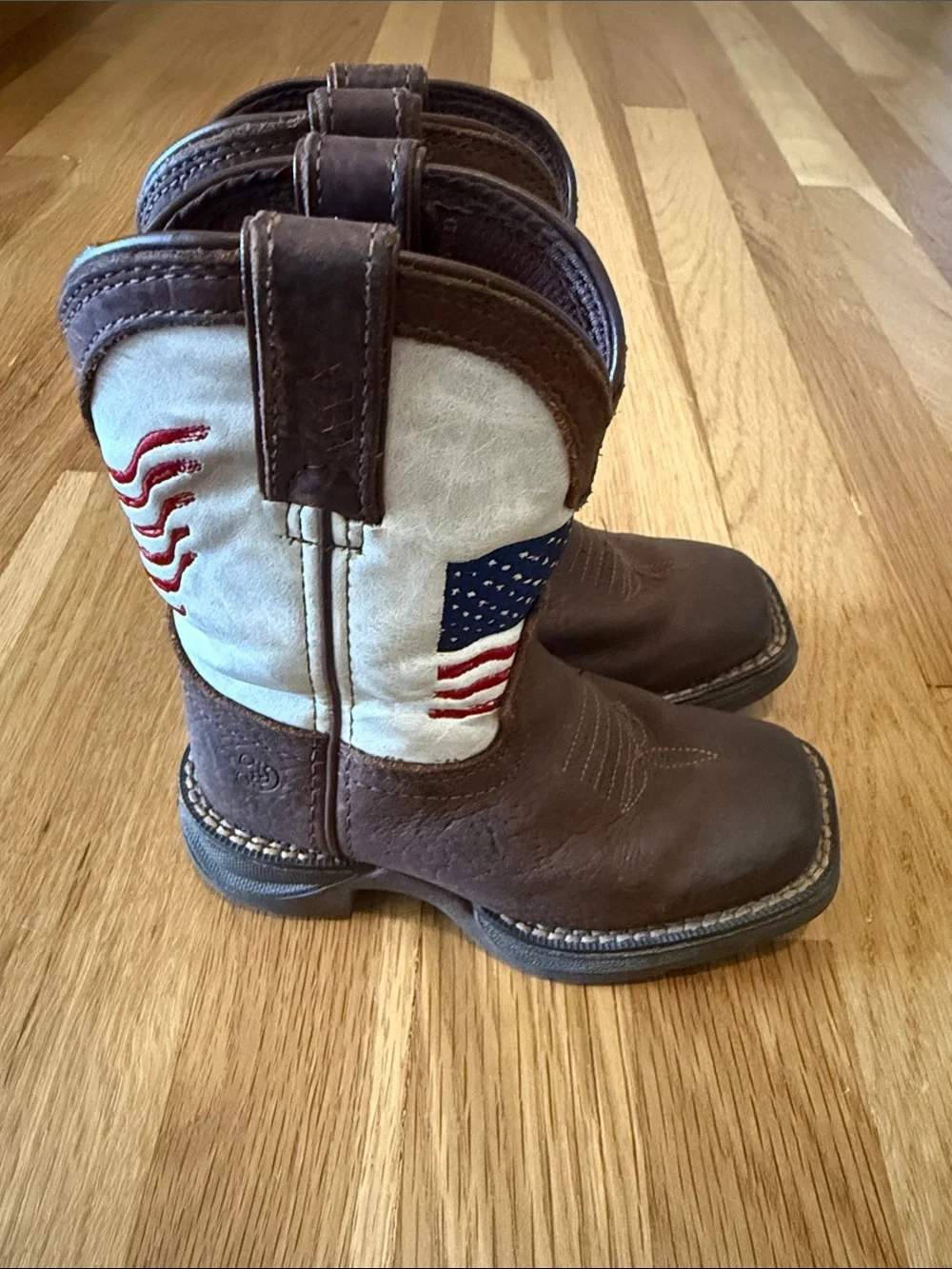 Durango Brown Cowboy Western Boots- toddler size 8